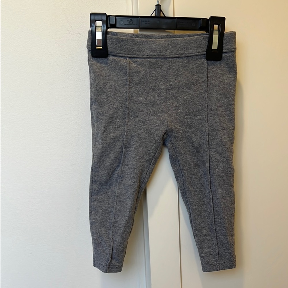 Janie and Jack Gray Legging. Girl 18-24 months